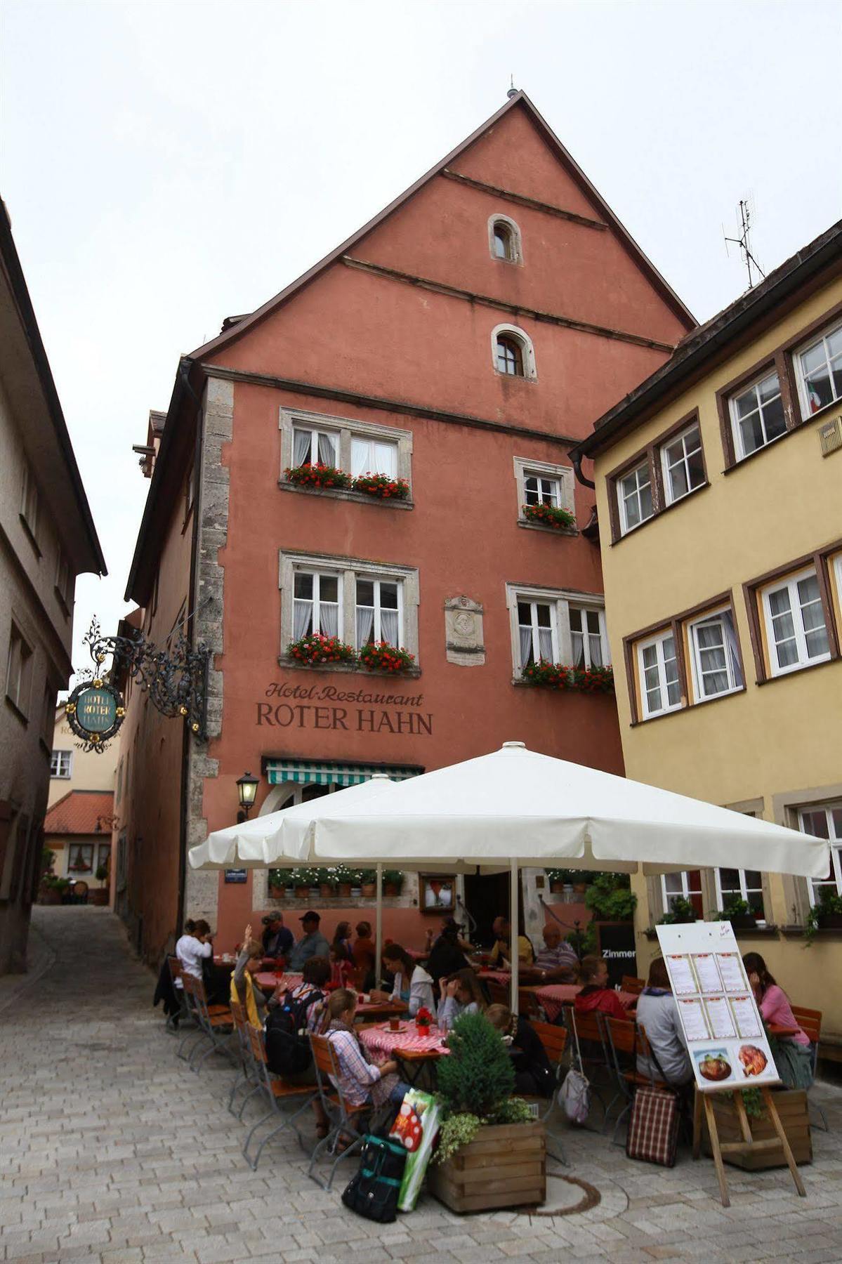 Hotel Roter Hahn Rothenburg ob der Tauber Kültér fotó